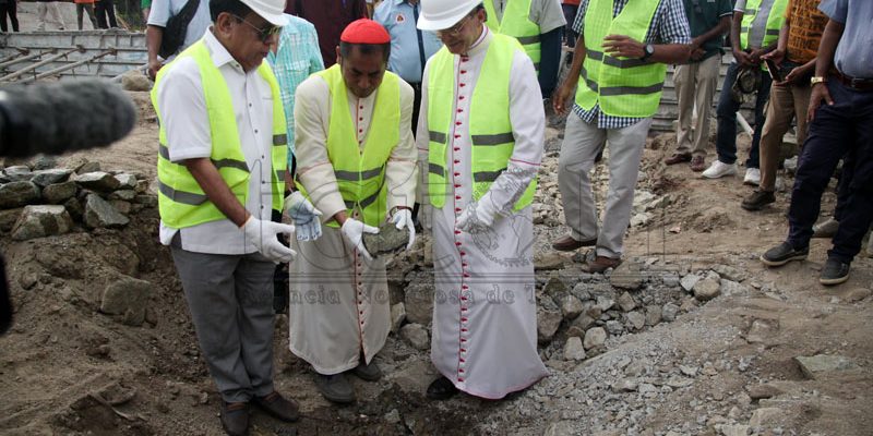Timor-Leste begins building an altar for Pope Francis’ visit