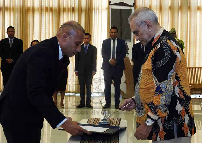 President Horta swears in new ambassador to Mozambique