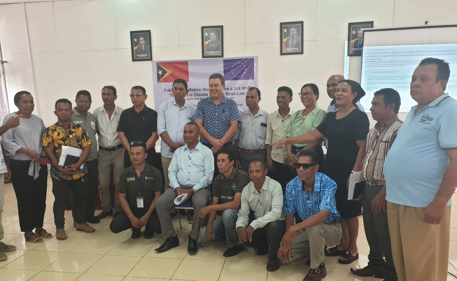 EU supports NDCC for the Public Consultation on the draft of ‘Timor-Leste Climate Change Base Law’