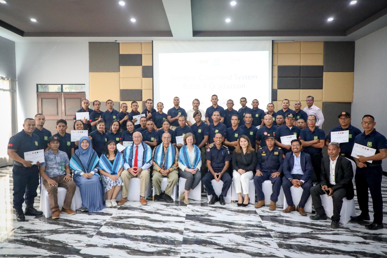 Thirty-Nine Timorese Successfully Graduated from USAID’s Master Trainers Program for Incident Command System