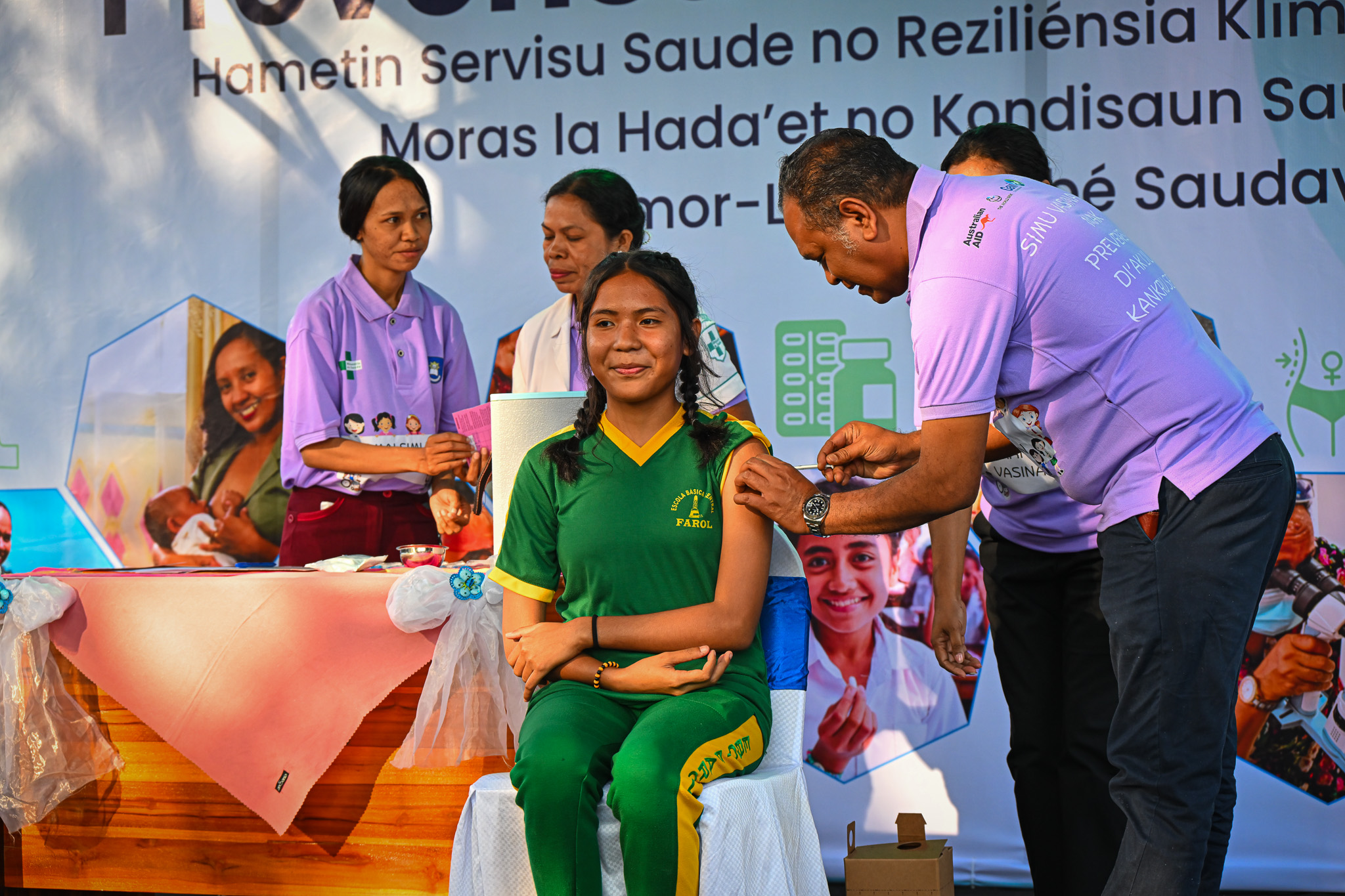 Timor-Leste launches Human Papillomavirus Vaccination Campaign