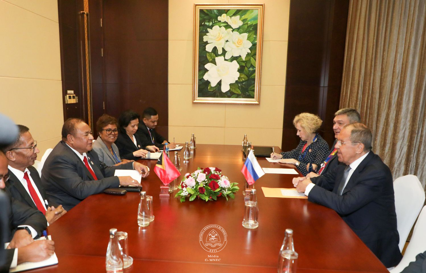 TL’s Foreign Minister holds bilateral meeting with his Russian counterpart Sergey Lavrov to strengthen bilateral cooperation