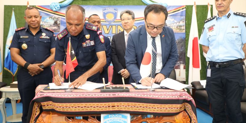 JICA and PNTL Sign Project Agreement to Strengthen Maritime Safety and Security