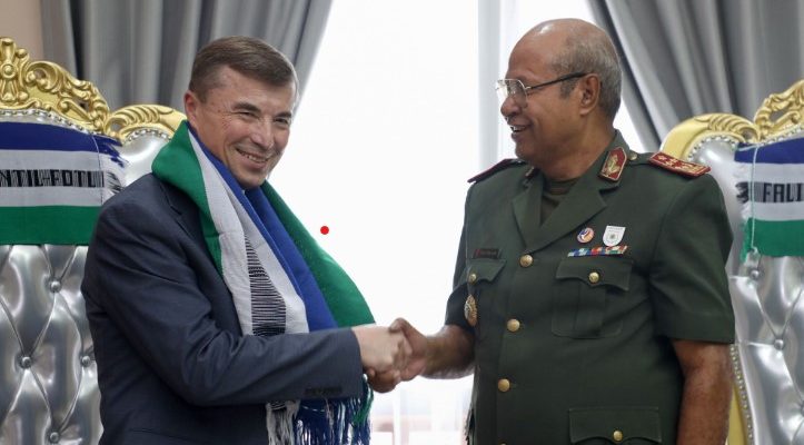 Russia’s Ambassador pays courtesy visit to Chief of Staff of F-FDTL