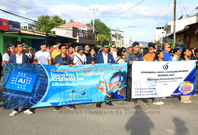 Timor-Leste celebrates World Press Freedom Day with peaceful march