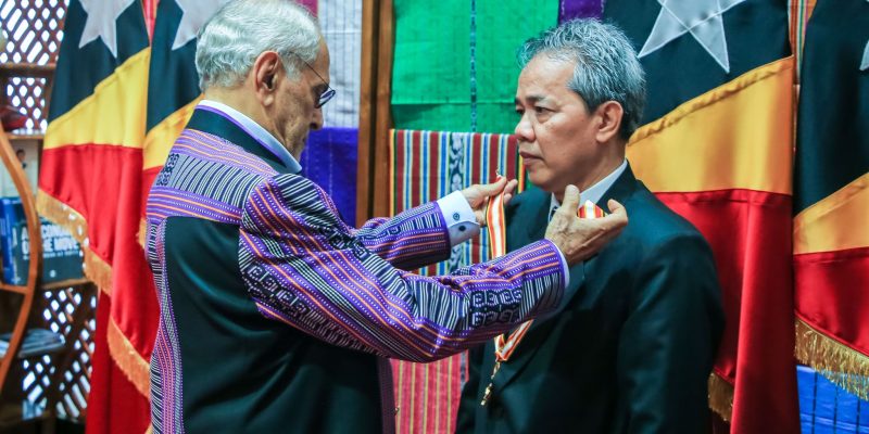 President Horta Awards Medal Of The Order Of Timor-Leste To Ikhfan Haris For Strengthening Bilateral Ties