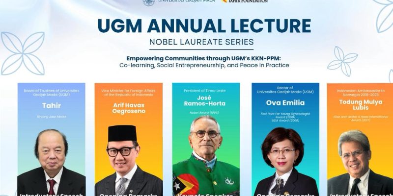 Ramos-Horta Calls for Inspirational Leadership and Community-Driven Change in Keynote Address at UGM