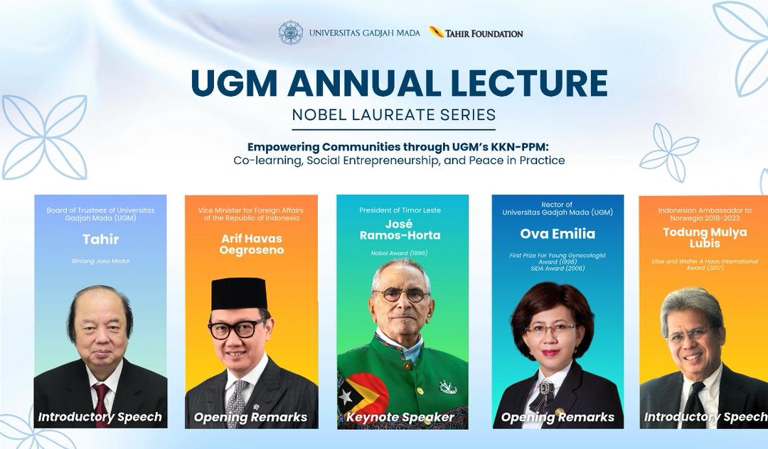 Ramos-Horta Calls for Inspirational Leadership and Community-Driven Change in Keynote Address at UGM