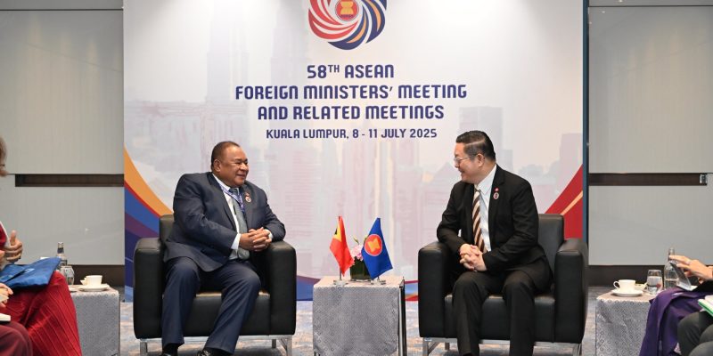 ASEAN Secretary-General and Minister Freitas Discuss Timor-Leste’s Progress Towards Full ASEAN Membership