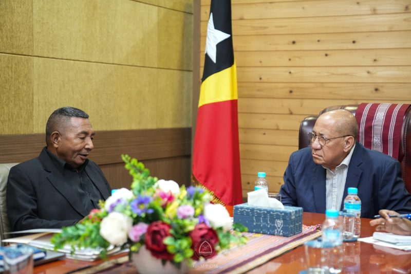 Minister Pereira and AMRT director discuss preparations for FALINTIL’s 50th anniversary events