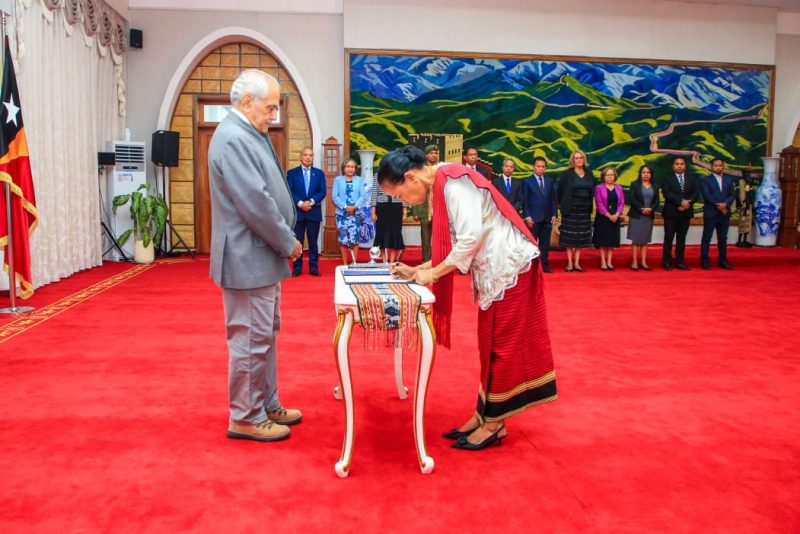 President Ramos-Horta swears in new ambassador of Timor-Leste to Japan