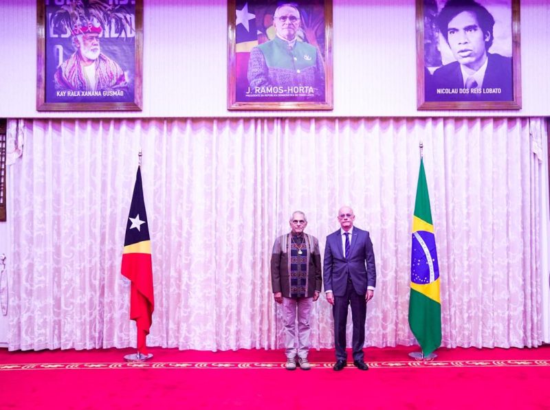 President Ramos Horta receives Letter of Credence from Brazil’s new ambassador to Timor-Leste