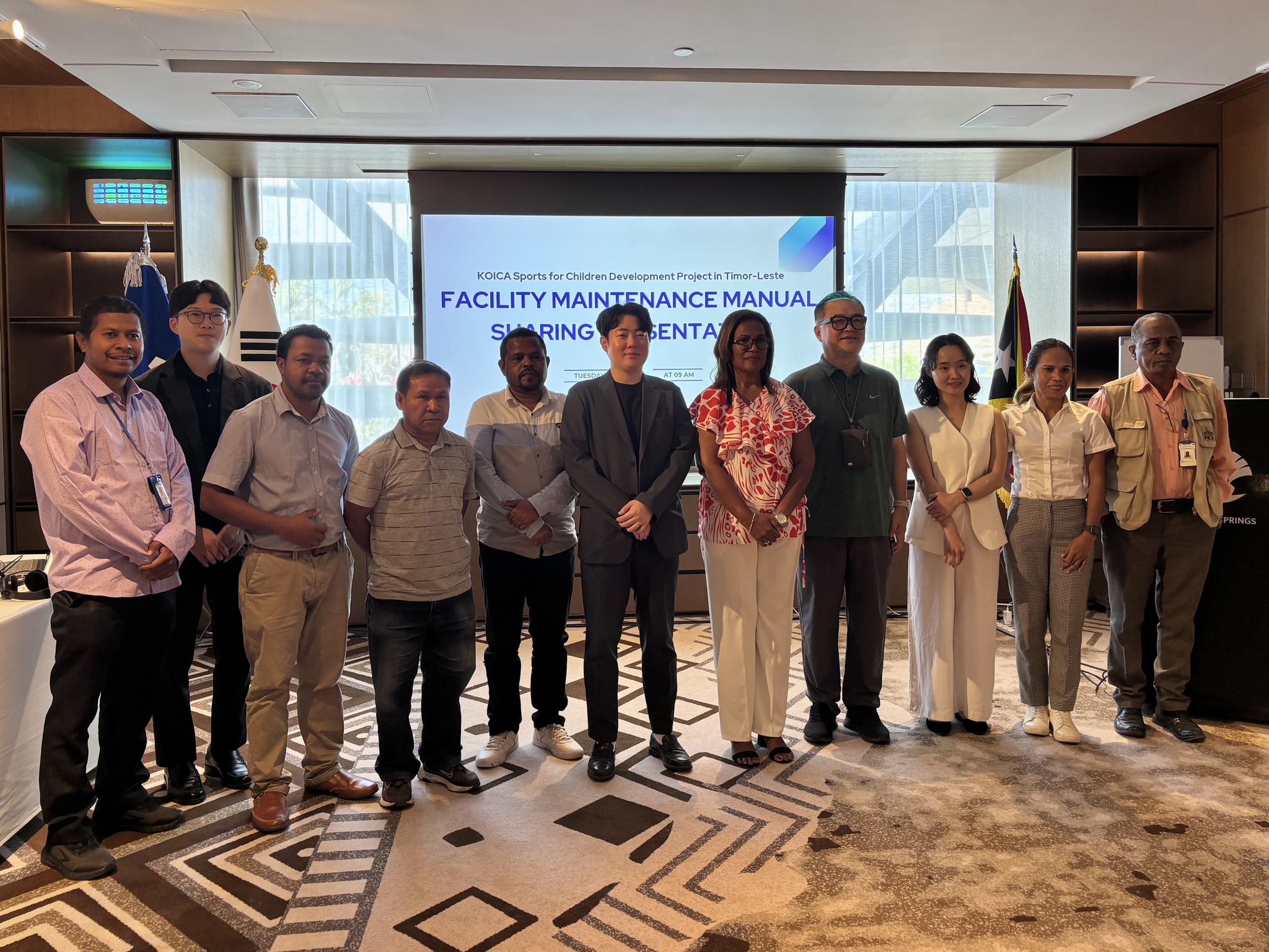 KOICA and MJDAC Discuss Long-Term Maintenance of Sports Facilities in Timor-Leste