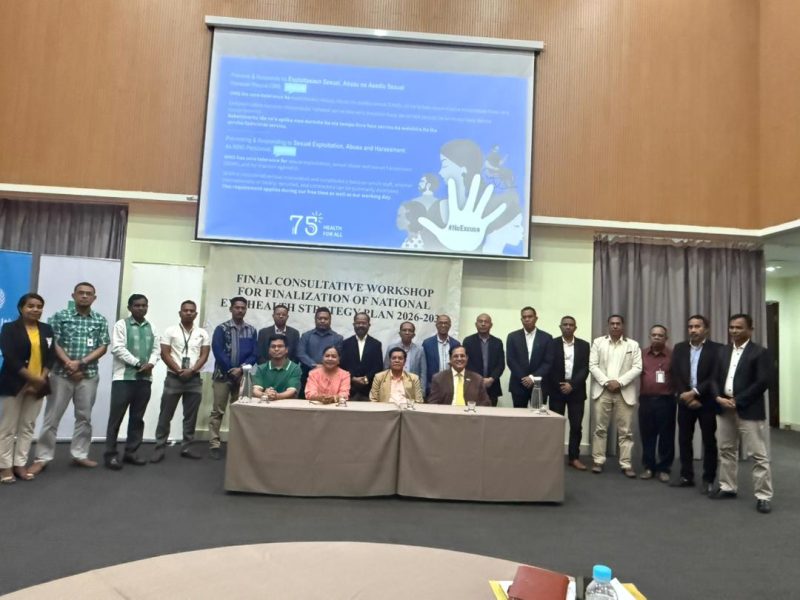 WHO and Ministry of Health hold final consultation on eye health strategy