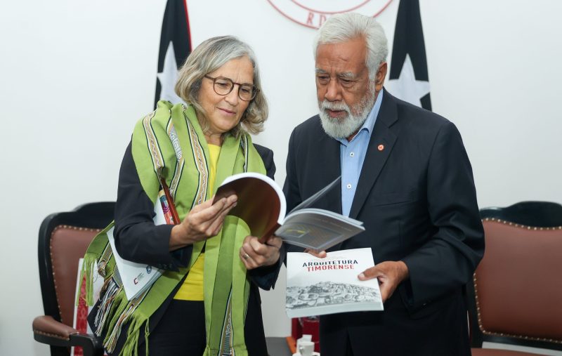 Ambassador of Portugal Manuela Bairos bids farewell to Prime Minister Gusmão
