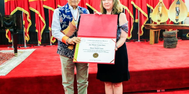 President Ramos-Horta was awarded the highest academic distinction by Mackenzie Presbyterian University