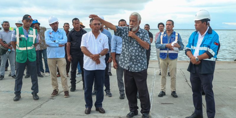 PM Gusmão accompanies launch of Dili Urban Drainage Project between Caicoli and Dili Port