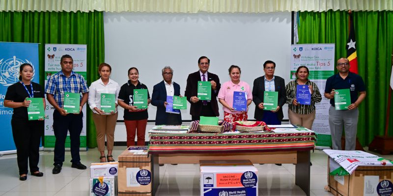 WHO Hands Over Rabies Vaccines to MoH and Launches Health Survey in Timor-Leste