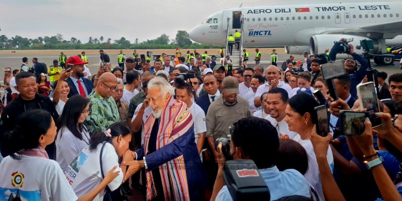 Timorese people celebrate Ramos-Horta and Gusmão’s return after Timor-Leste’s historic ASEAN accession
