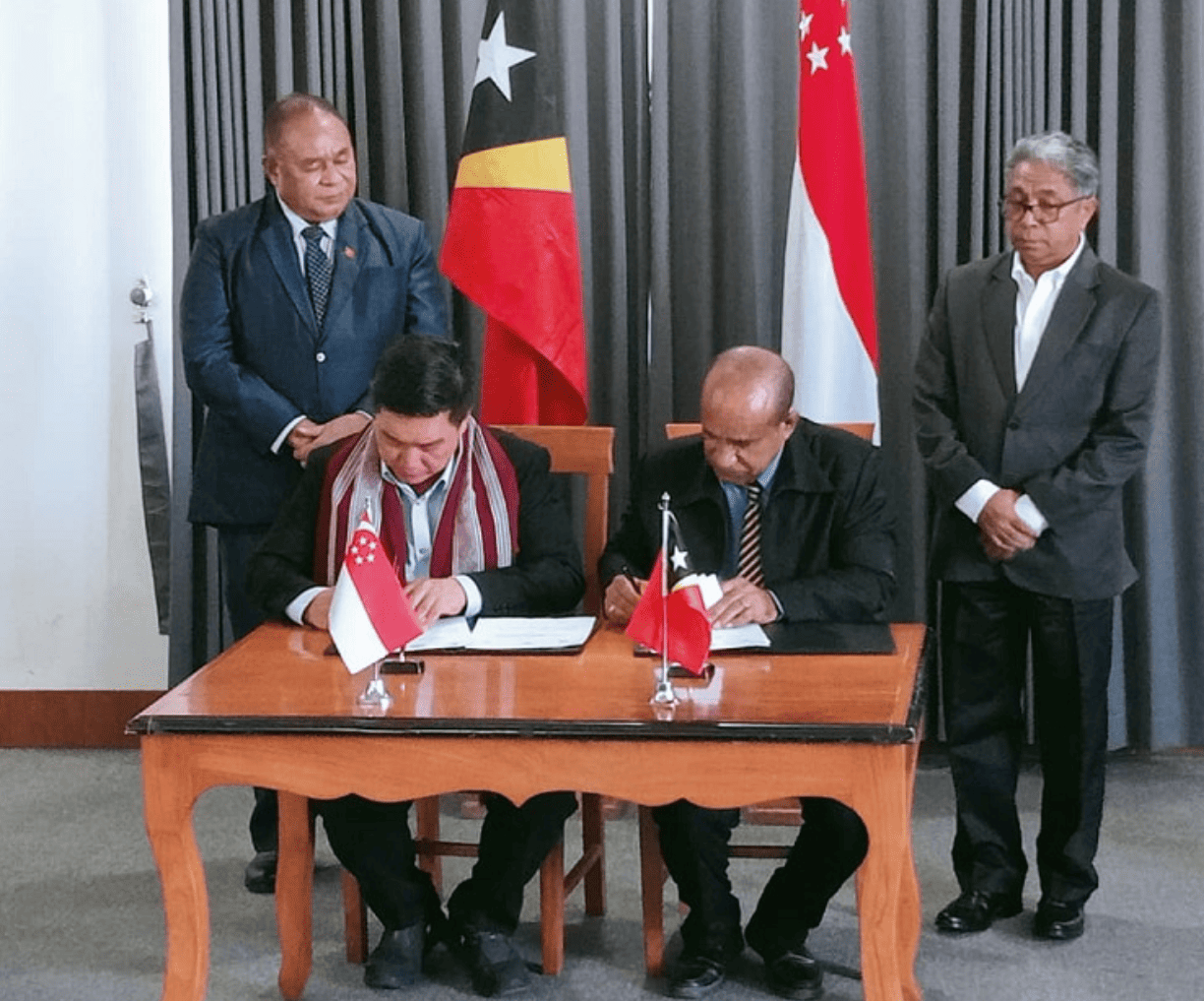 Timor-Leste and Singapore sign agreement to strengthen environmental cooperation and create botanical gardens