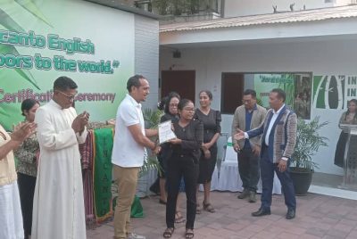 Incanto International Institute graduates first stage of English language trainees