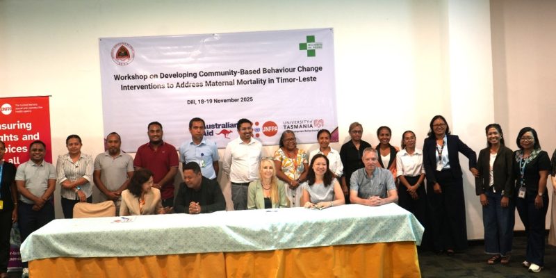 Strengthening Community-Based Behaviour Change to Reduce Maternal Mortality in Timor-Leste