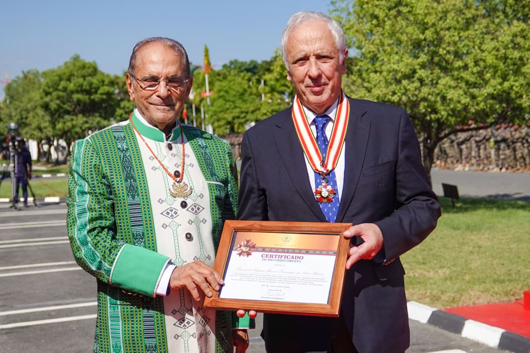 President Ramos-Horta bestows Collar Of The Order Of Timor-Leste to former Portuguese Forces Chief