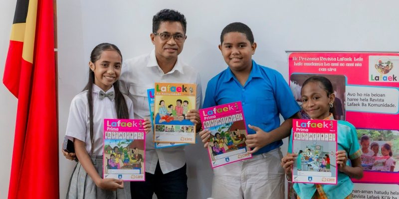 Vice Prime Minister Mariano Assanami Sabino Promotes Youth Journalism and Children’s Education through the Lafaek Magazine