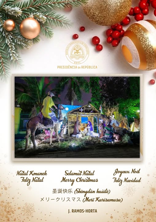 President Ramos-Horta calls for unity, compassion, and peace in Christmas message