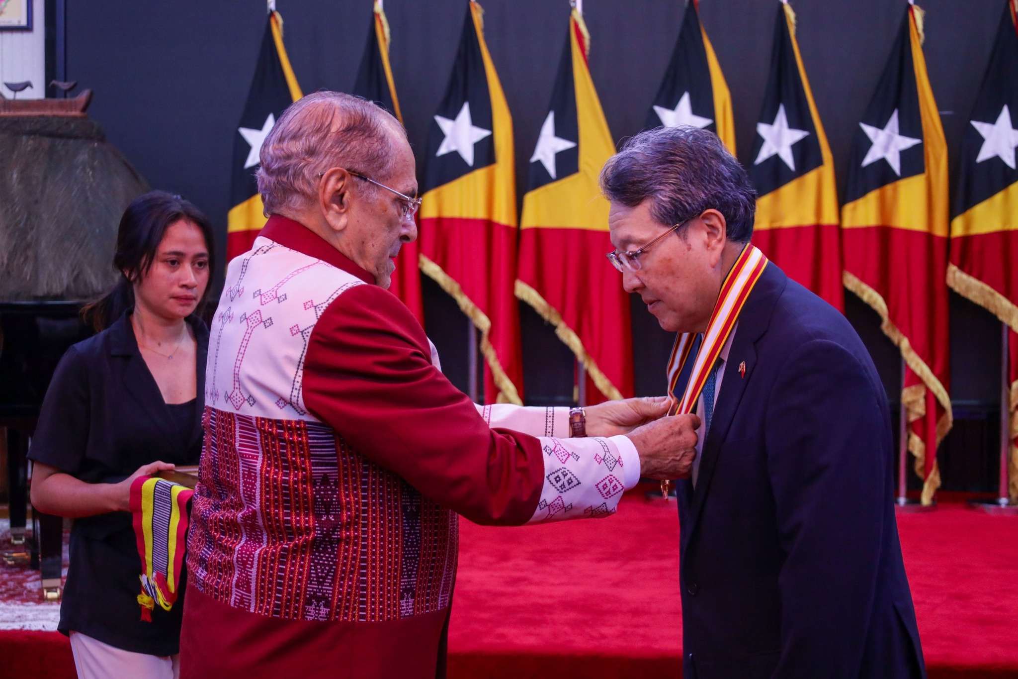 President Ramos-Horta awards Japan’s ambassador with Timor-Leste’s highest honor