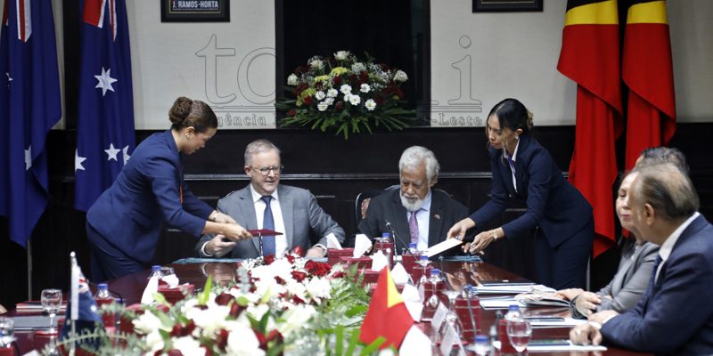 Joint declaration on establishing a New Partnership for a New Era between Timor-Leste and Australia
