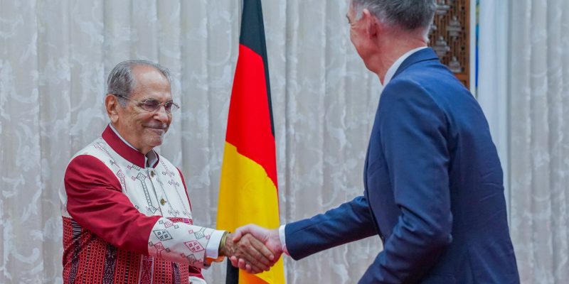 New German Ambassador presents credentials to President Ramos-Horta