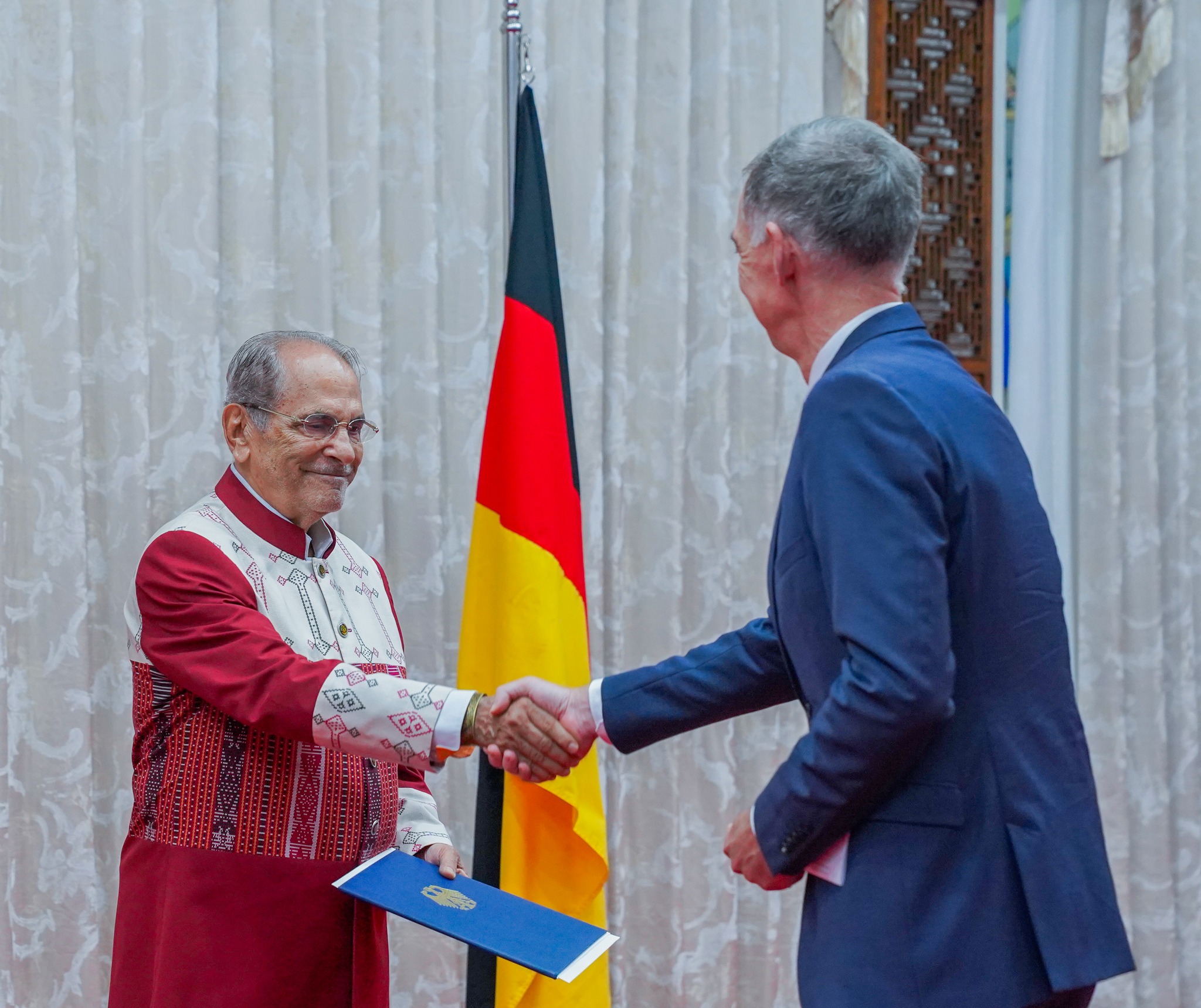 New German Ambassador presents credentials to President Ramos-Horta