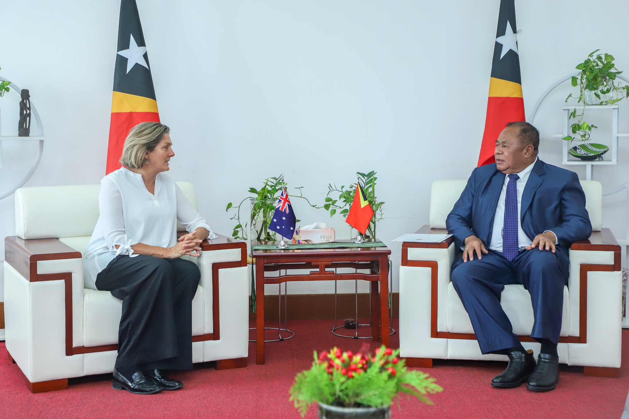 Timor-Leste receives Australia’s Greater Sunrise representative Katrina Cooper