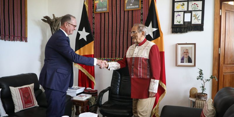 President Ramos-Horta bids farewell to the ambassador of Austria