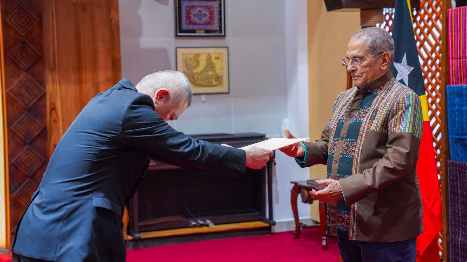Japan’s new ambassador to Timor-Leste presents credentials to President Ramos-Horta