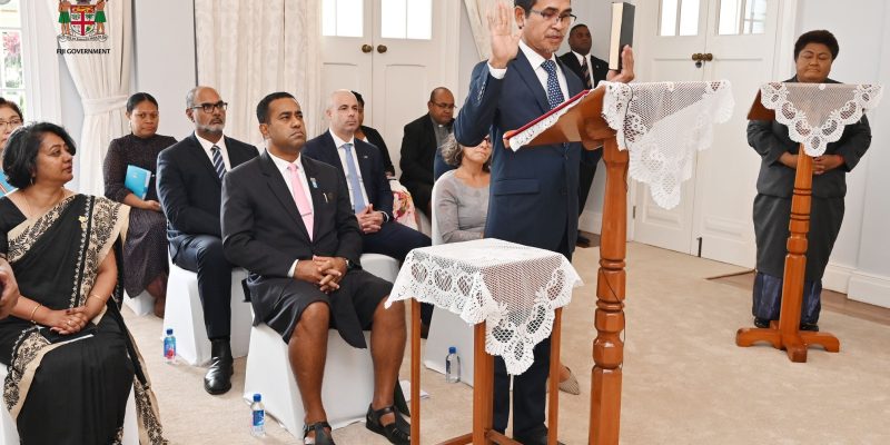 Joaquim Da Fonseca sworn in as new chairman of Fiji Truth and Reconciliation Commission