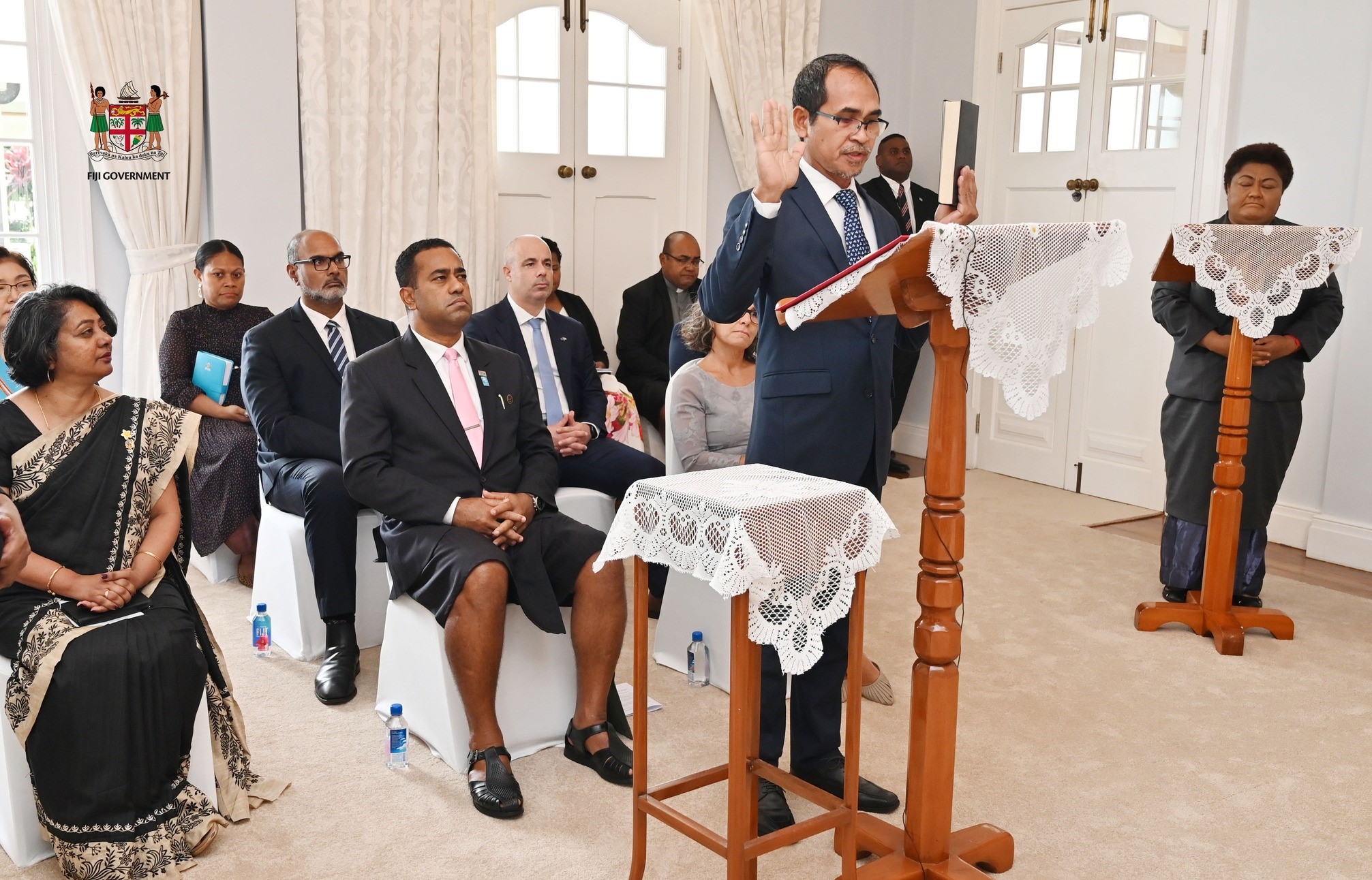 Joaquim Da Fonseca sworn in as new chairman of Fiji Truth and Reconciliation Commission