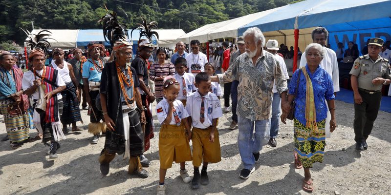 PM Gusmão inaugurates classrooms funded by Indonesian business family