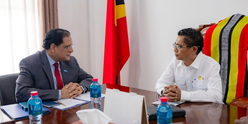 Vice-Prime Minister and WHO discuss strengthening dengue prevention in Timor-Leste