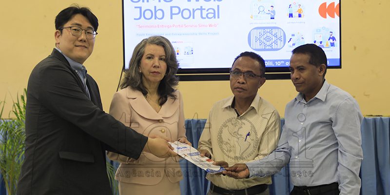 Timor-Leste launches employment services “SIMU-Web Job Portal”