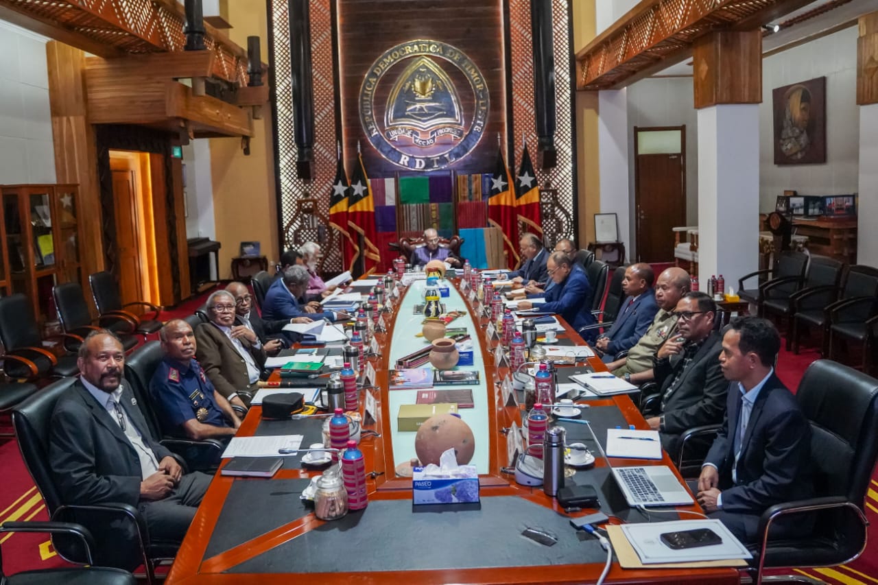 Ramos-Horta receives government update and presides over Superior Council of Defense and Security