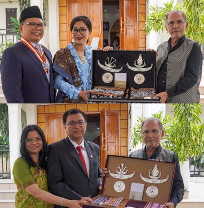 President Ramos-Horta bids farewell to Ambassador of Indonesia and Ambassador of India