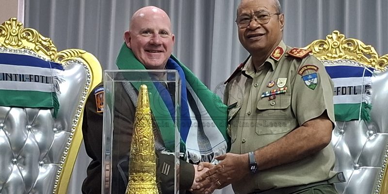 Rhode Island National Guard Adjutant General visits Timor-Leste to enhance bilateral security cooperation