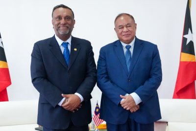 Timor-Leste Foreign Minister holds farewell meeting with outgoing Malaysian ambassador