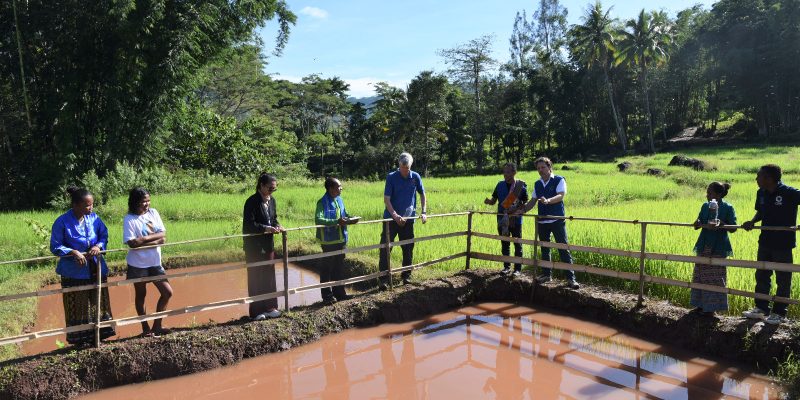 EU and CARE in Timor-Leste visit the KAMAAN project in Atsabe to follow ongoing efforts supporting community development