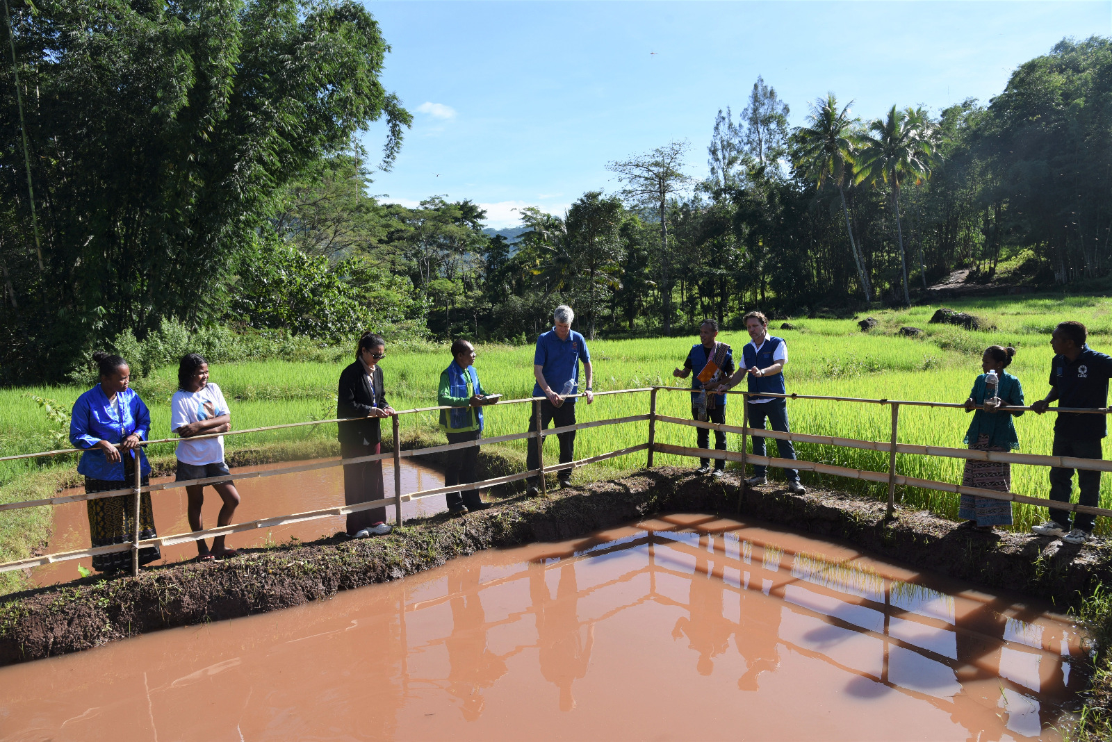 EU and CARE in Timor-Leste visit the KAMAAN project in Atsabe to follow ongoing efforts supporting community development