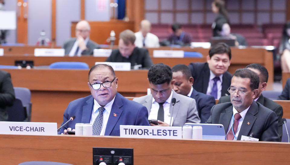 FM Bendito Freitas elected first Vice-Chair of ESCAP and Chairs the General Debate in Bangkok