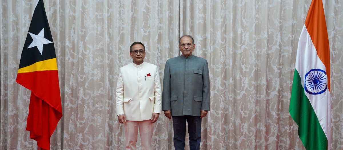 India’s new ambassador to Timor-Leste presents credentials to President Ramos-Horta