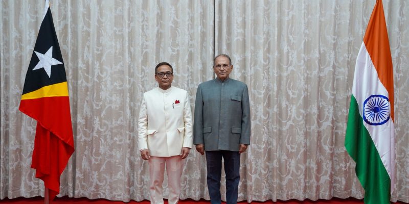 India’s new ambassador to Timor-Leste presents credentials to President Ramos-Horta